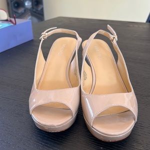 Nine West Nude Heels